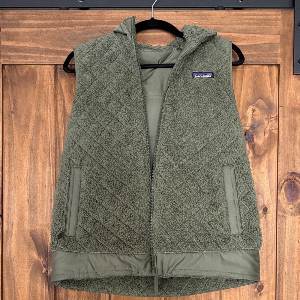 Patagonia Forest Green Quilted Vest